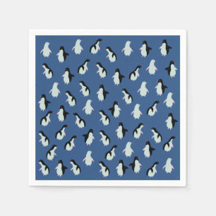Cute Penguin Paper Napkins