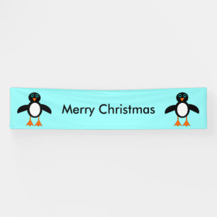 Cute Penguin Personalized Banner