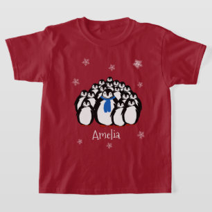 Cute Penguin Personalized T-Shirt