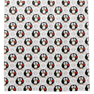 Cute Penguin Surface Pattern Design Print