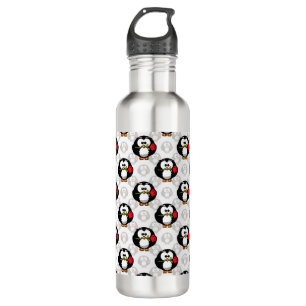 Cute Penguin Surface Pattern Design Print 710 Ml Water Bottle