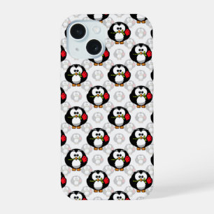 Cute Penguin Surface Pattern Design Print iPhone 15 Case