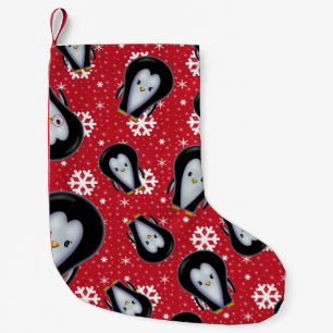 Cute Penguins Christmas Stocking