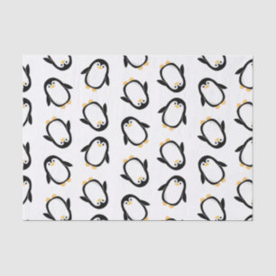 Cute Penguins Pattern Tissue Paper