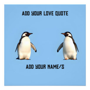 Cute Penguins  Photo Print