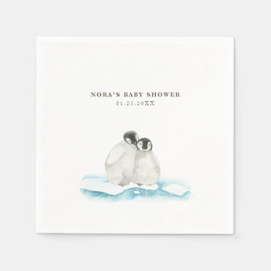 Cute Penguins Winter Arctic Napkin