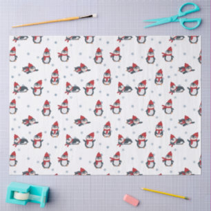 Cute Penguins Winter Birds Arctic Animals Tissue Paper