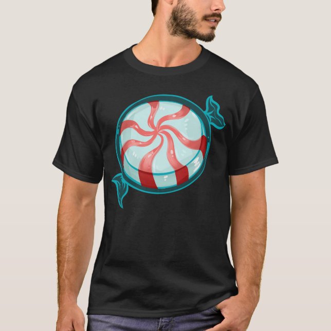Cute Peppermint Candy T-Shirt (Front)