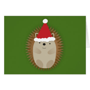 Cute Père Noël Hedgehog