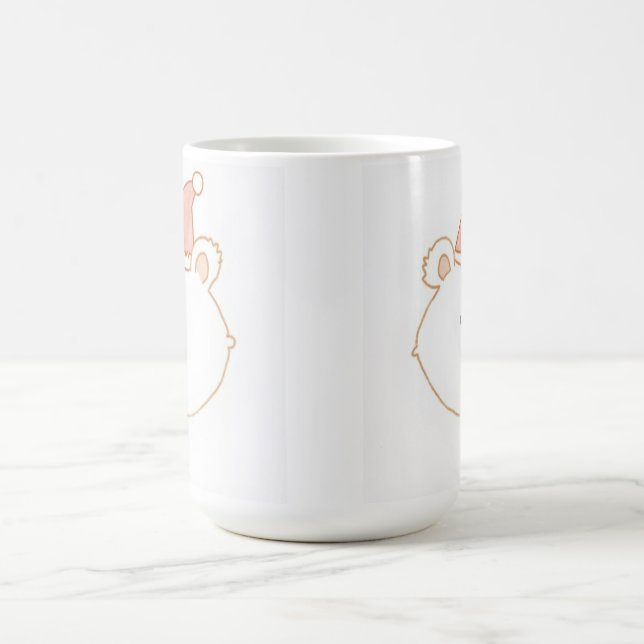 Cute père Noël ours mug (Centre)