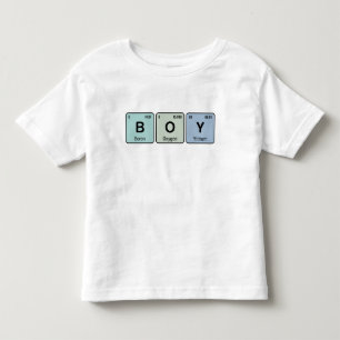 Cute Periodic Table BOY Toddler T-shirt