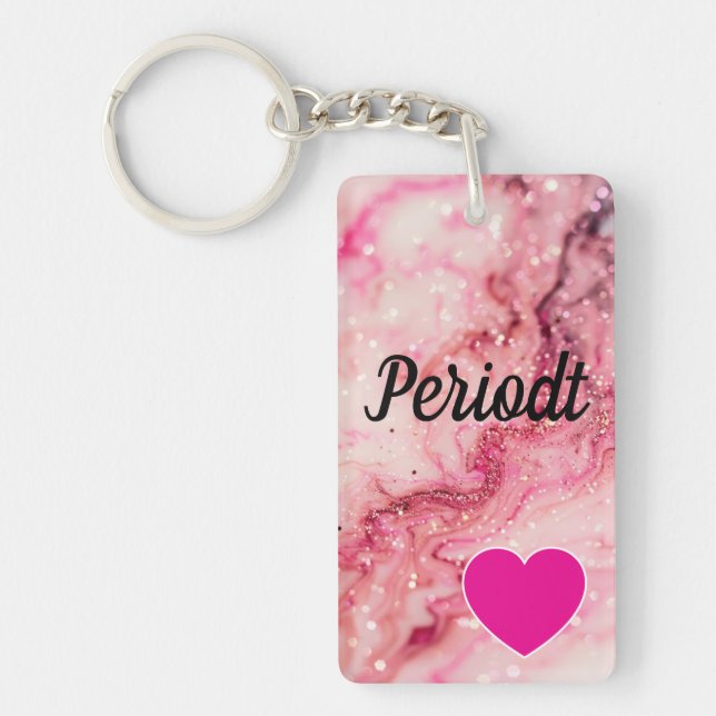 cute periodt keychain (Front)