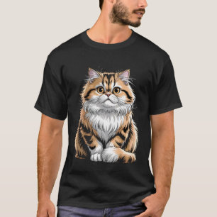 Cute Persian Tabby Cat T-Shirt