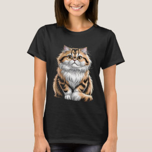 Cute Persian Tabby Cat T-Shirt