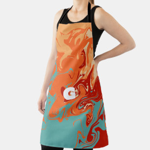 Cute Personalize Marbel Apron