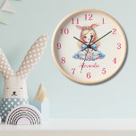 Cute Personalized Alice in Wonderland Clock<br><div class="desc">Add a touch of whimsy to your space with our Cute Personalized Alice in Wonderland Clock. Featuring charming illustrations from the beloved story and customizable with your name or initials, this clock is both functional and enchanting. Crafted with precision and attention to detail, our clock is made from high-quality materials...</div>