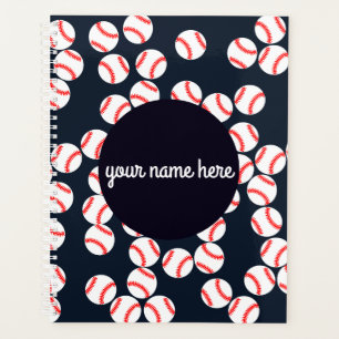 Cute Personalized Baseball Planner
