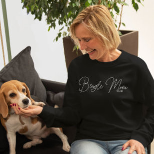 Cute Personalized Beagle Mom Dog Mama Sweatshirt