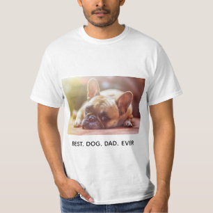 Cute Personalized Best Dog Dad Ever T-Shirt
