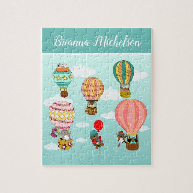 Cute Personalized Bird Illustration for Kids Jigsaw Puzzle (Vertical)