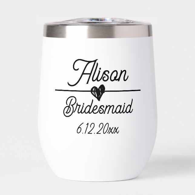 Cute Personalized Bridesmaid Gift (Front)