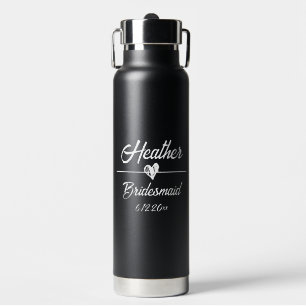 Cute Personalized Bridesmaid Water Bottle