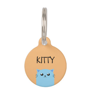Cute Personalized Cat Pet Tag