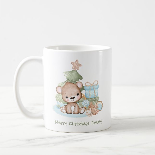 Cute Personalized Christmas Mug  (Left)