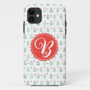 Cute Personalized Christmas tree iPhone 11 Case