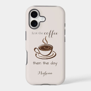 Cute Personalized Coffee Lover Minimalist
