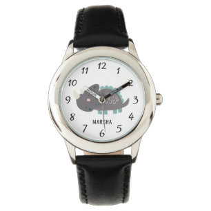 Cute Personalized Dinosaur Kid's Watch