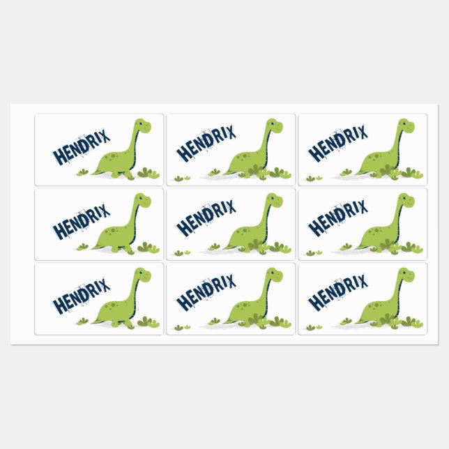 Cute Personalized Dinosaur School (Sheet)
