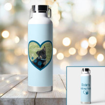 Cute Personalized Dog Walking Buddy Heart Photo
