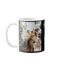 Cute personalized family photo garland christmas