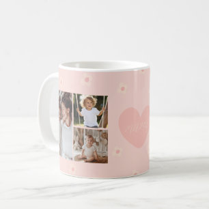 Cute Personalized Flower Mother's Day Coffee Mug