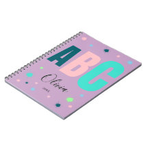 Cute Personalized Girls Back to School Name