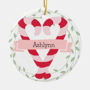 Cute Personalized Granddaughter Christmas Ornament