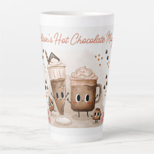 Cute Personalized Hot Chocolate  Latte Mug