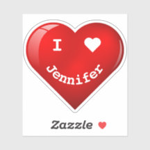 Cute Personalized I Heart Happy Face Heart
