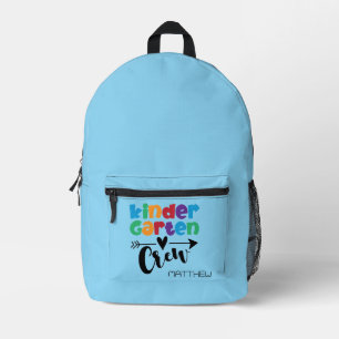 Cute, PERSONALIZED kids Kindergarten  Printed Backpack