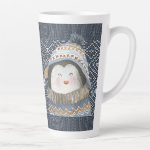 Cute Personalized Knitting Gift Idea Latte Mug