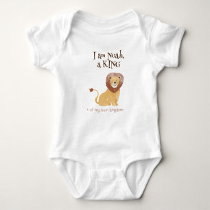 Cute Personalized Lion King Bodysuit