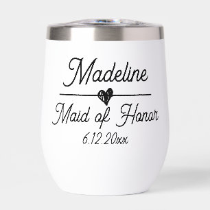 Cute Personalized Maid of Honour Gift
