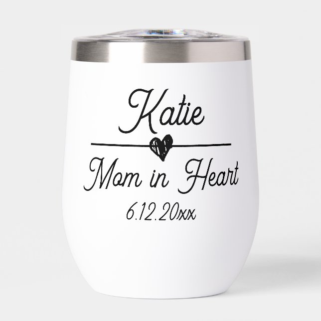 Cute Personalized Mom in Heart (Front)