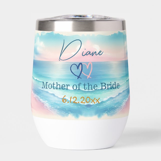 Cute Personalized Mother of the Bride Coastal (Front)