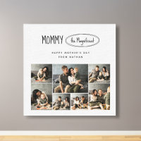 Cute Personalized Mothers Day Family Photo