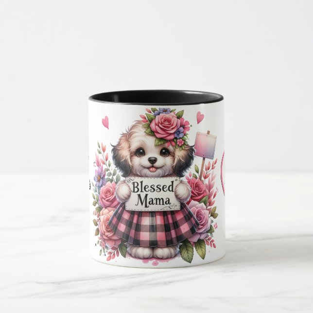 Cute Personalized Mother's Day Quote/Dog Mug (Center)