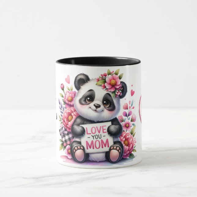 Cute Personalized Mother's Day Quote/Panda Mug (Center)