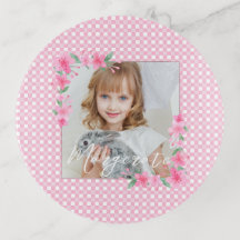 Cute Personalized one Photo Pink 