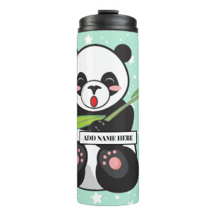 Cute Personalized Panda Thermal Tumbler